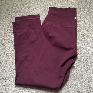 Lululemon Wunder Train Cropped Leggings